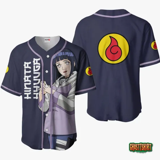 Discover Hinata Hyuuga Baseball Jersey Shirts Men Kids
