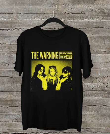 Discover The Warning - Europe Tour 2024 Short Sleeve Red All Size Shirt