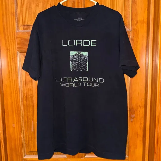 Discover LARGE Lorde Ultrasound 2025 World Tour T-Shirt