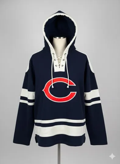 Discover Chicago Bears Hoodie Hockey Jersey