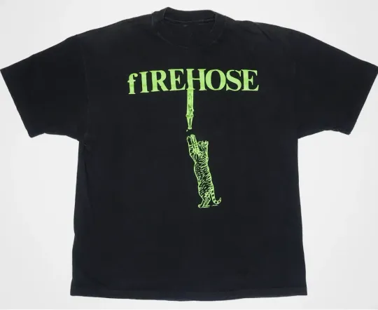 Discover Firehose Cat & Hose Tour Band Double Sided T-Shirt for Fans