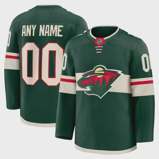 Discover Personalized Minnesota Hockey Jersey –Stitched Custom Name & Number 3D Shirt!!!