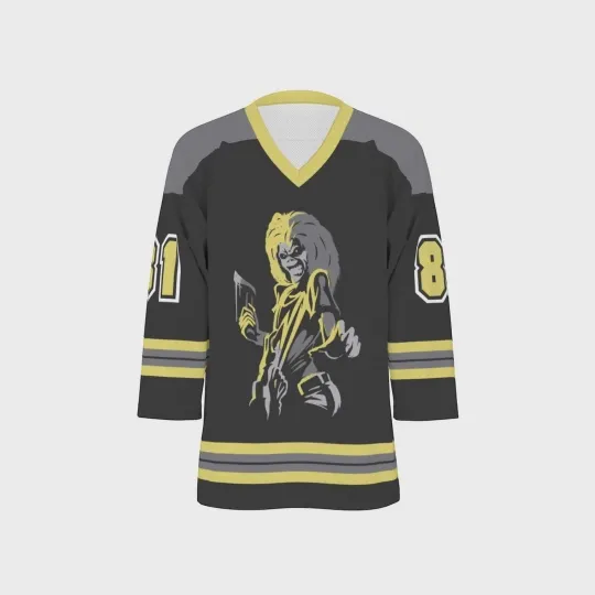 Discover Iron Maiden Unisex V-neck 3D Printed Hockey Jersey