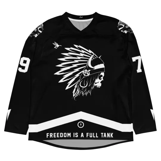 Discover OG Chief Hockey Jersey - Black- Streetwear Y2K Unisex Mesh Shirt Gift