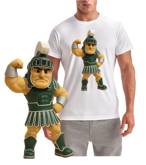 Discover Sparty Mascot T- Shirt