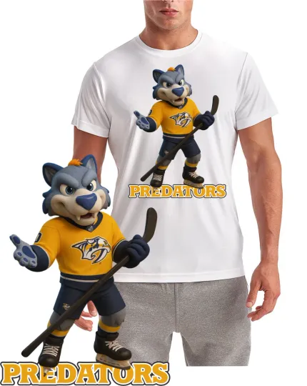 Discover Nashville Hockey Mascot T-Shirt