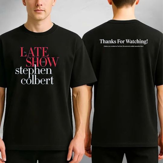 Discover The Last Show With Stephen Colbert 2026 Shirt, Late Night Farewell Tee, TV Fan Gift