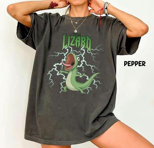 Discover Disney Pixar Movie Hoppers Tom Lizard Shirt, Tom Lizard Portrait Tee, Mabel Tanaka Ellen Bear, WDW Disneyland Family Vacation Trip Gifts