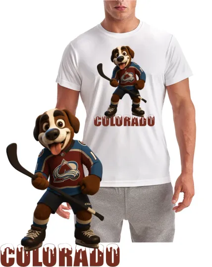 Discover Colorado Hockey Mascot Performance T-Shirt