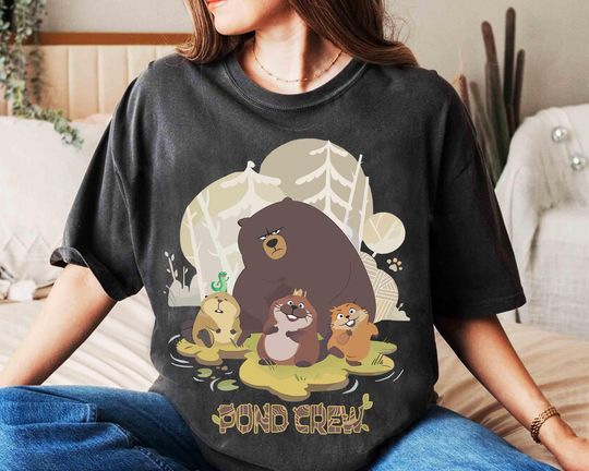 Discover Funny Pond Crew Hopper Tom Lizard Beaver Comfort Color Shirt, Disneyland Family Vacation Trip Shirt 2026