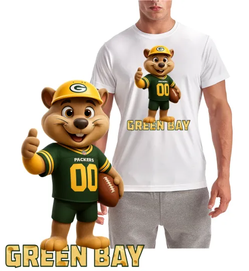 Discover Green Bay Football Cheese Mascot T-Shirt
