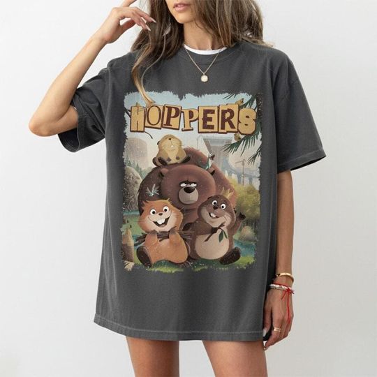 Discover Hoppers Pixar Movie Shirt, Retro Pixar Animation Tee, Disneyland Pixar Hoppers Graphic Shirt