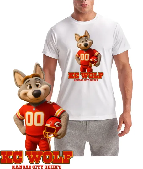 Discover Kansas City Football Mascot T-Shirt
