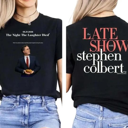 Discover The Last Show With Stephen Colbert 2026 Shirt, Farewell Graphic T Shirt, Comedy Fan Gift