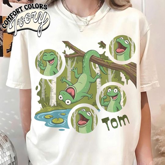 Discover Retro Comfort Colors Funny Tom Lizard Hoppers Shirt, Disney Pixar Movie Tee, Disney Trip 2026 Shirt
