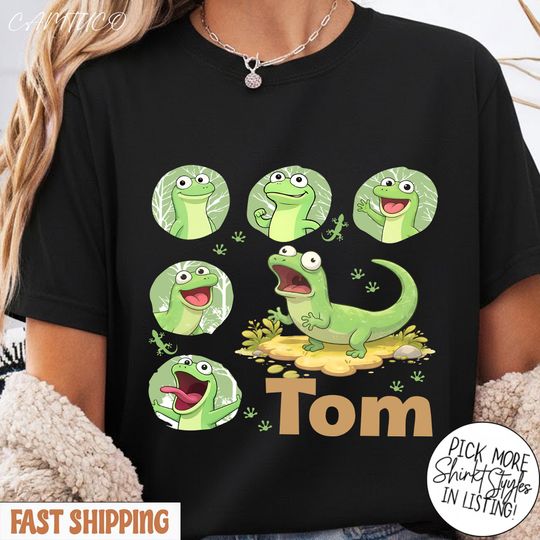 Discover Retro Tom the Lizard Hoppers 2026 T-Shirt, Pixar Hoppers Movie Shirt, Tom Lizard Tee, AnimalKingdom Trip Outfit