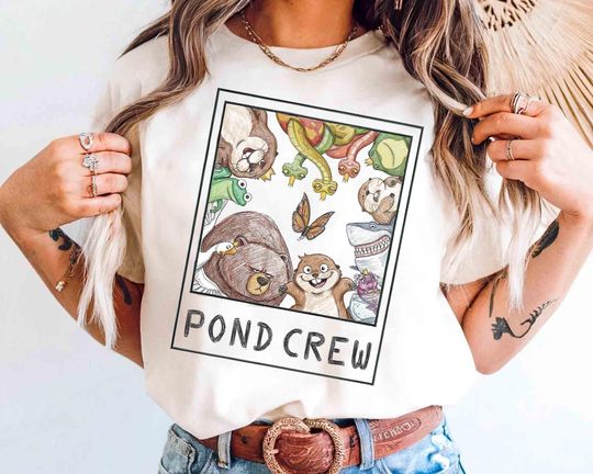 Discover Funny Pond Crew Hopper Tom Lizard Beaver Comfort Color Shirt, Disneyland Family Vacation Trip Shirt 2026