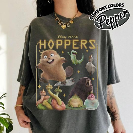 Discover Comfort Color Retro Disney Pixar Hoppers Shirt, Mabel and Friends YS1D16