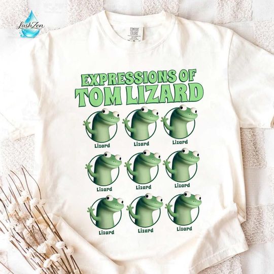 Discover Disneyland Pixar Hoppers The Expressions of Tom Lizard Display T-Shirt