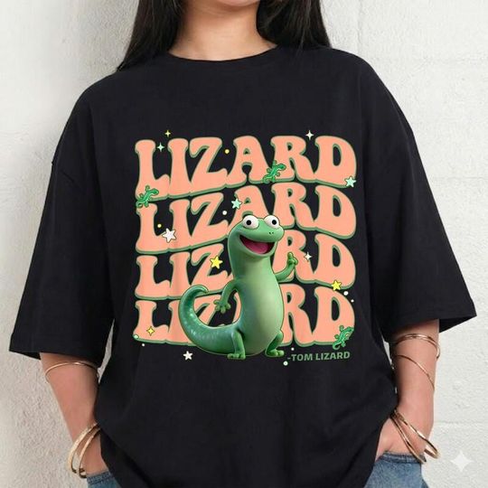 Discover Pixar Hoppers Tom Lizard Lizard Lizard T-Shirt Tom the Lizard Hoppers Shirt