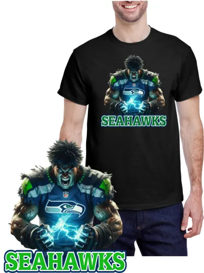 Discover Seattle Football Wicking T-Shirt