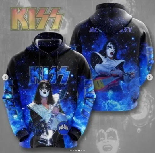 Discover Ace Frehley 1951- 2025 Best Guitarist Christmas Gift S-6XL 3D Hoodie SS2913