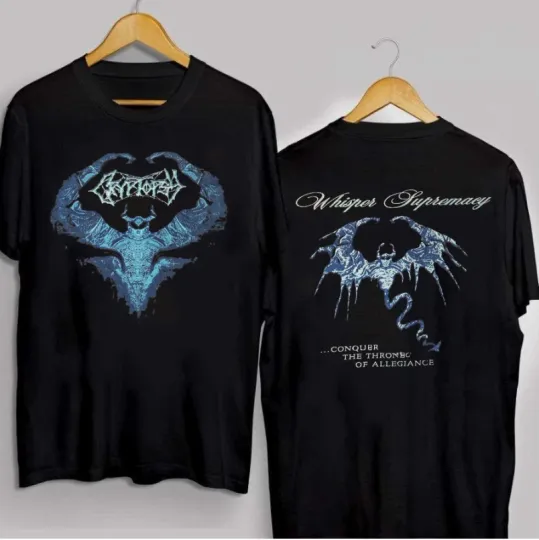 Discover Cryptopsy Whisper Supremacy Tour Band Gift T-shirt