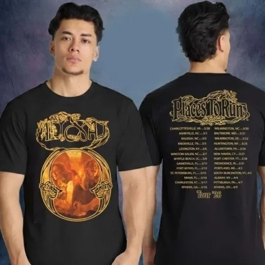 Discover Aly Aj Merch Places To Run Tour 2026 Tour Dates Two Sided Unisex T-Shirt