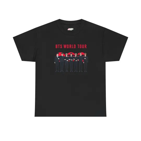Discover BTS World Tour T-Shirt | Kpop Band Concert Tee