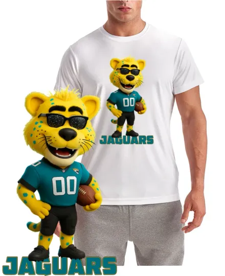 Discover Football Jaguar Mascot T-Shirt