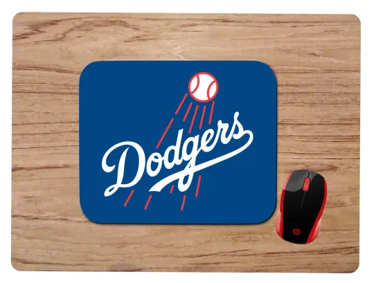 Los Angeles Dodgers Mouse Pad, Baseball Design