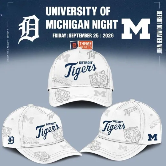Tigers Michigan Wolverines University Of Michigan Night Special Classic Cap