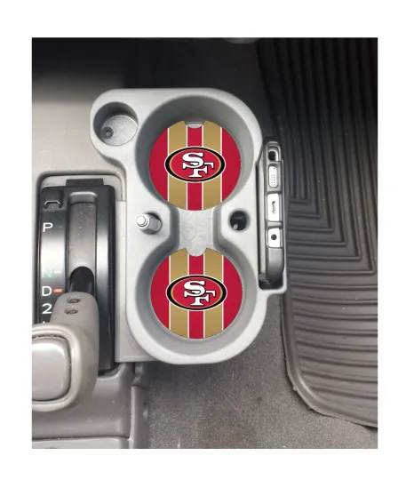 Discover San Francisco 49ers Rubber Coasters - Football Design