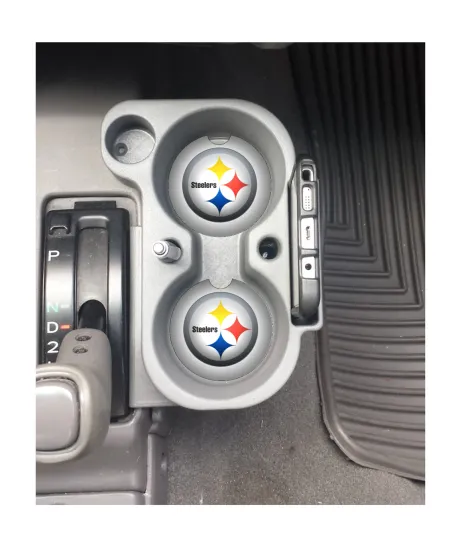 Discover Pittsburgh Steeler Rubber Coasters Football