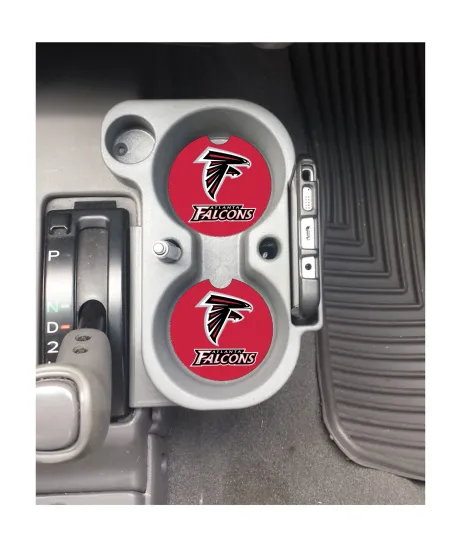 Atlanta Falcons Custom Sandstone Car Coasters