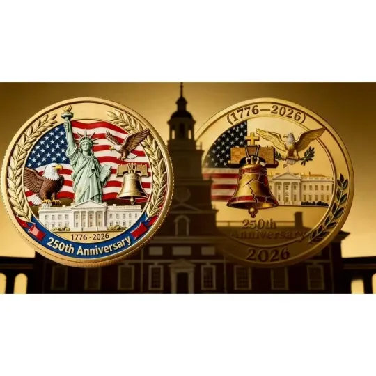 Discover US 250th Anniversary Commemorative Coins | Celebrating 250 Years of Independence