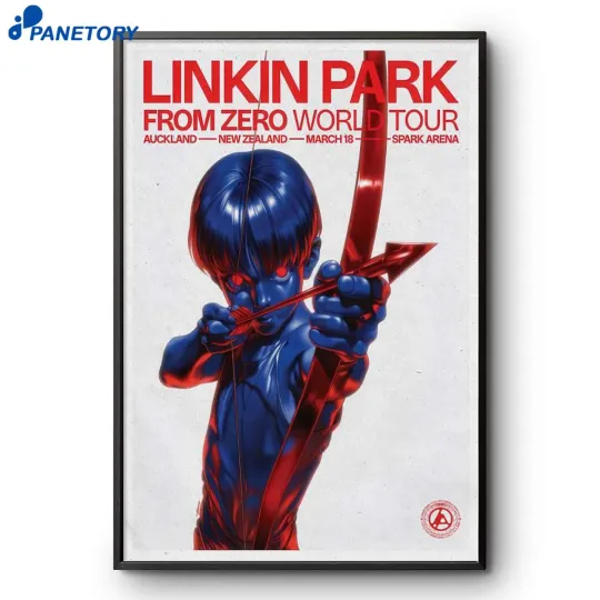 Discover L*inkin Park From Zero World Tour Spark Arena Mar 18 2026 Poster Home Decor