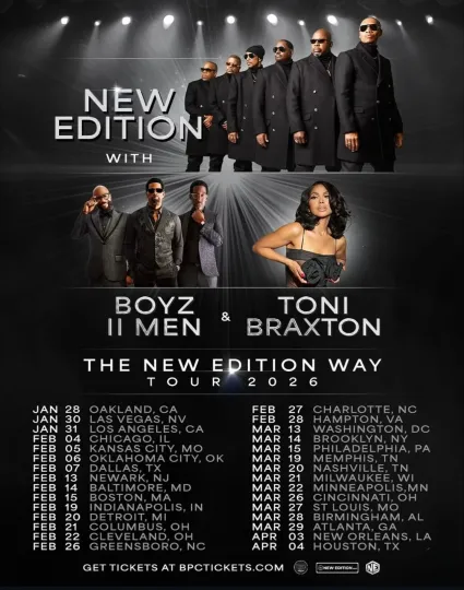 Discover Edition Way Tour 2026 Poster Concert Wall Art