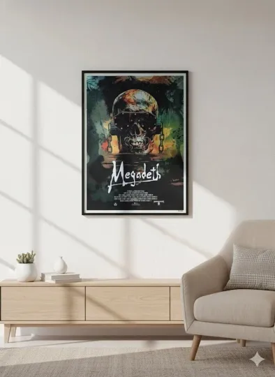 Megadeth Destroy All Enemies VIP Poster Limited Edition 2026 Tour Art Print