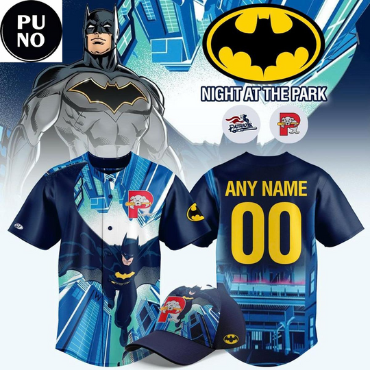 Portland Sea Dogs x Batman Night 2026 Night At The Part Personalized Baseball Jersey
