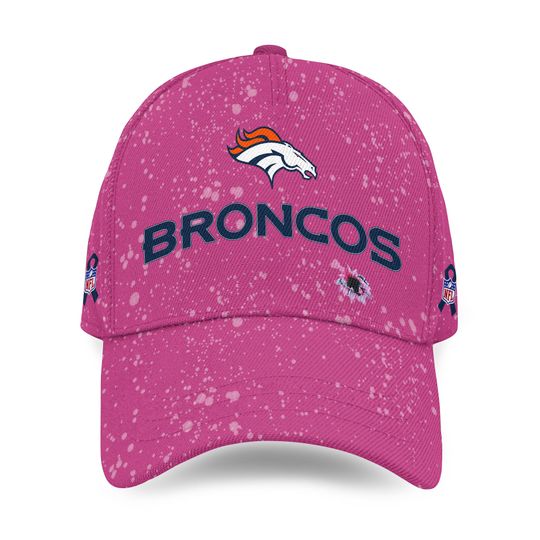 Limited Edition Denver city Bronco Breast Cancer Awareness Pink 2025 Cap