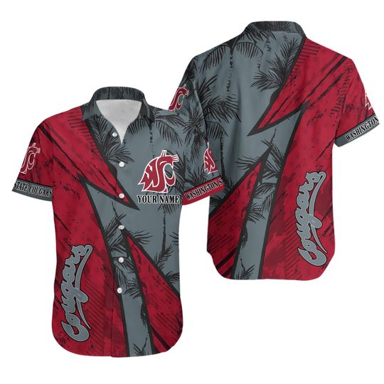 Washington State Cougars Personalized Hawaiian Shirt Trending Summer