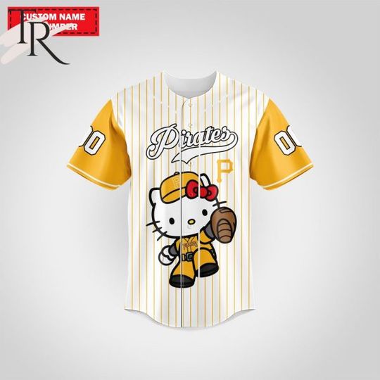 Discover Personalized Pittsburgh Pirates Hello Kitty Baseball Jersey