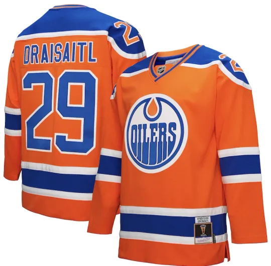 Discover Leon Draisaitl Edmonton Oilers Mitchell & Ness Men's Hockey Jersey