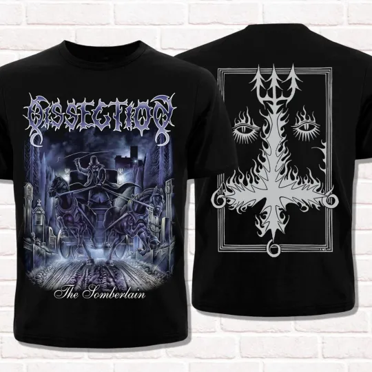 Discover Dissection Band The Somberlain Black S-5XL T-Shirt