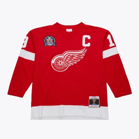 Discover Detroit Red Wings Steve Yzerman Mitchell Ness Men's Hockey Jersey