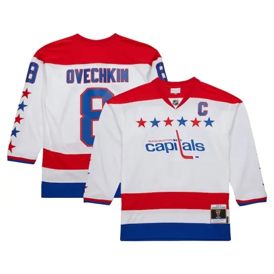 Discover Washington Capitals Alexander Ovechkin Mitchell Ness Men's Hockey Jersey