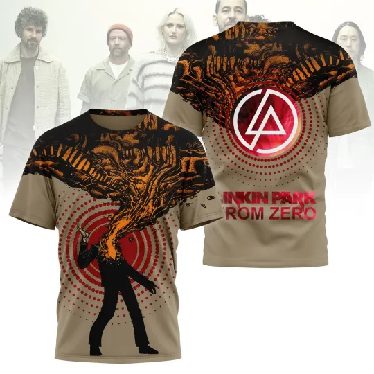 Discover Linkin Park From Zero Album T-Shirt 3D All Over Print Graphic Rock Band Fan Tee