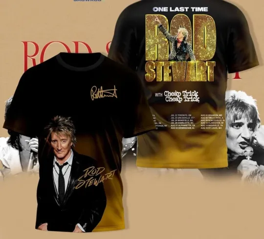 Rare Rod Stewart Men's 3D T-Shirt AOP Unisex