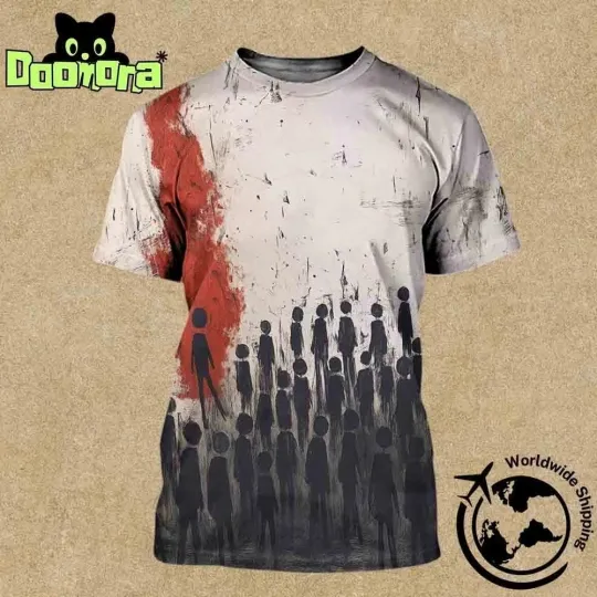 Discover Three Days Grace Men 3D Album Cover T-Shirt